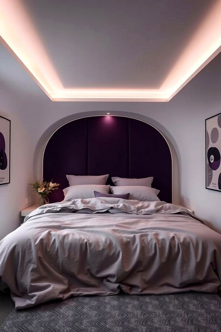 Serene Sleep Sanctuaries - 22 Dark Purple Bedroom Ideas