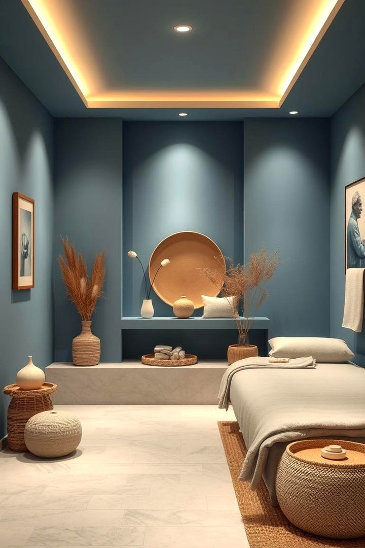Serene Spa like Oasis - 22 blue and beige bedroom ideas