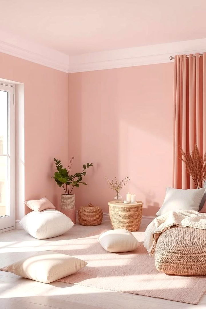 Serene Spaces with Subtle Sophistication - 22 Pink and Grey Living Room Ideas