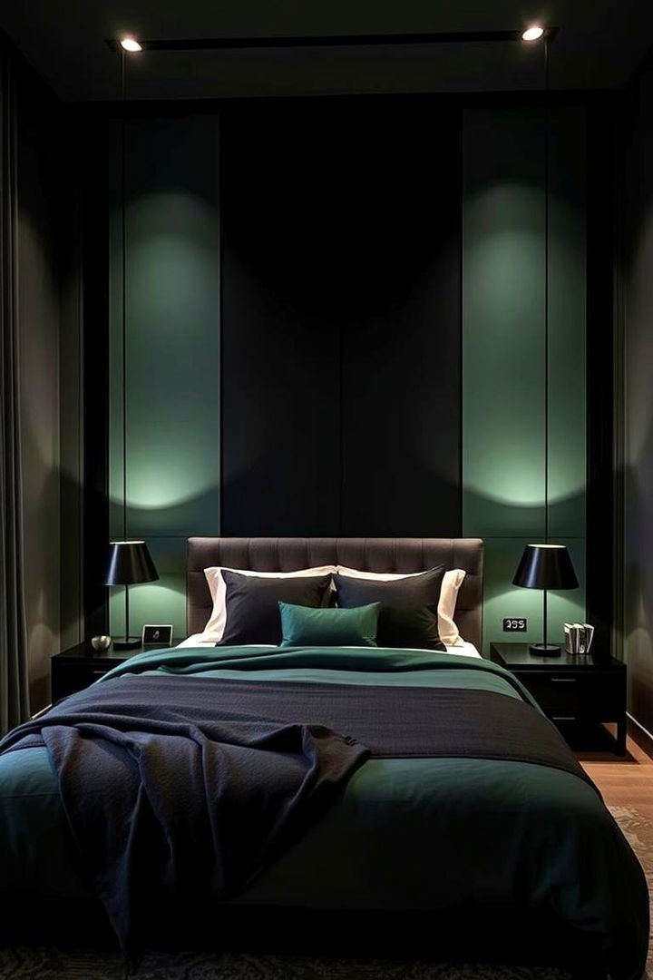 Serenity Through Contrasts - 22 Jade Green Bedroom Ideas