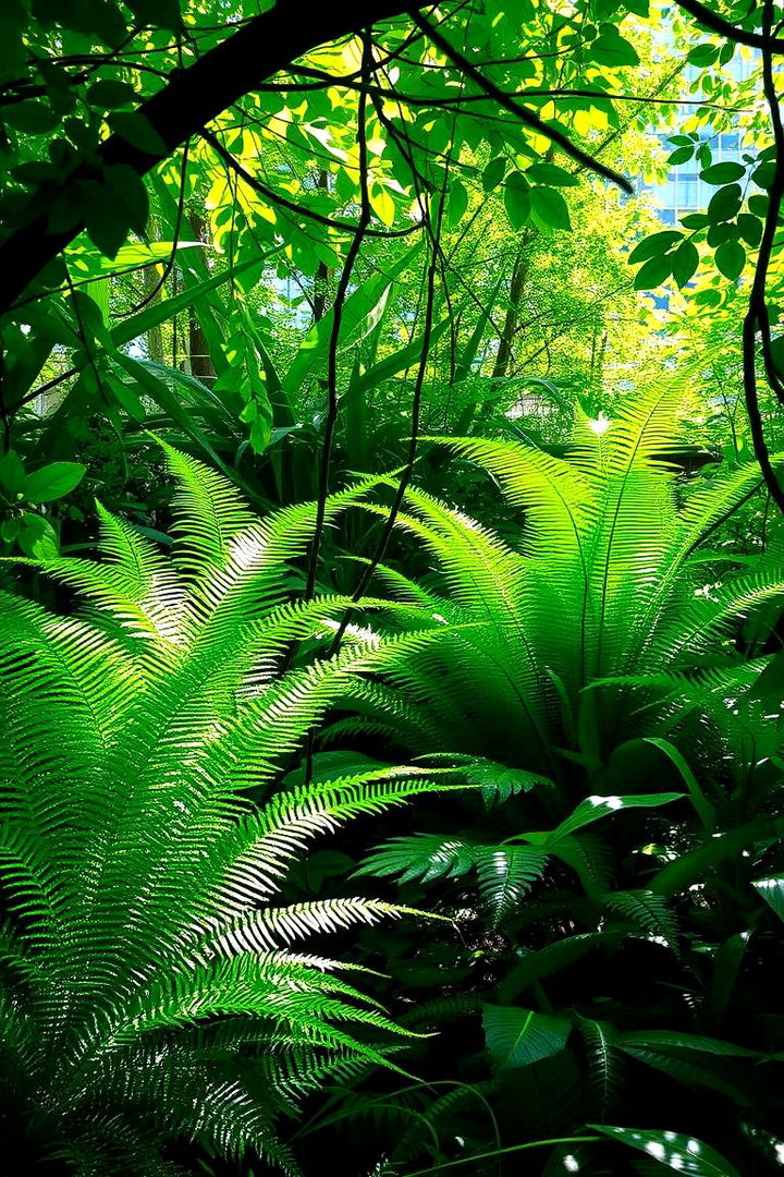 Shaded Fern Retreat - 22 Small Walled Garden Ideas