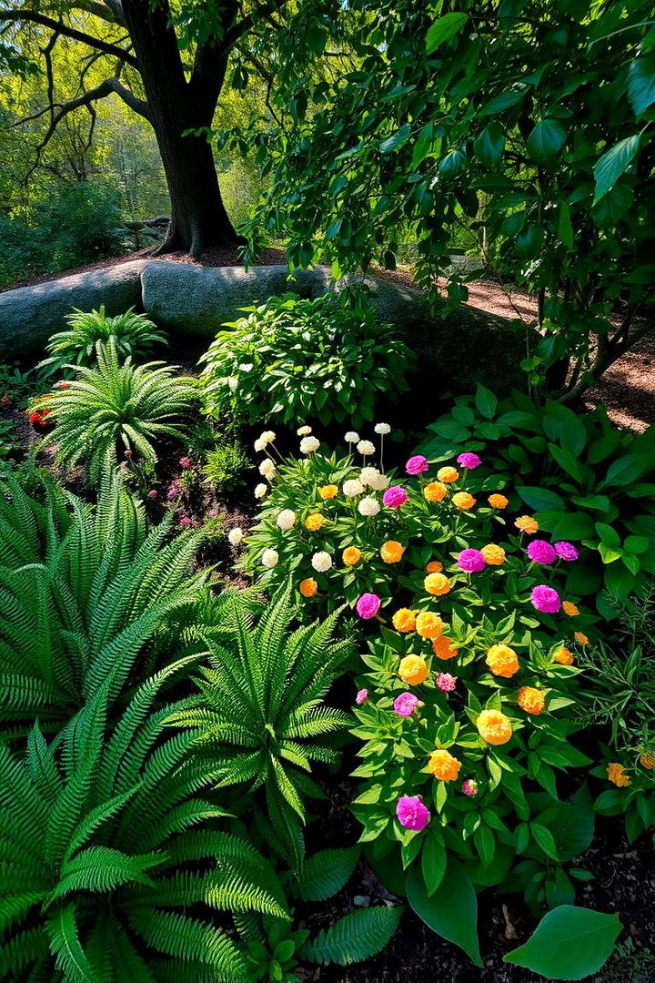 Shaded Garden Flower Beds - 22 Flower Bed Ideas