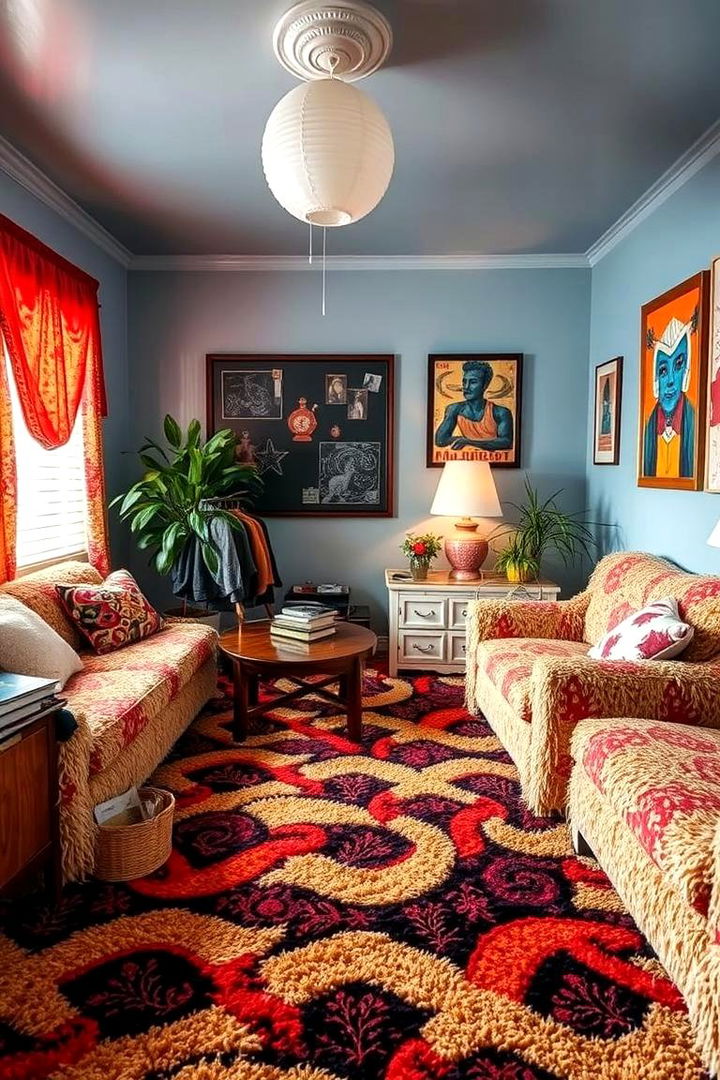 Shag Carpets - 22 90s Bedroom Decor Ideas