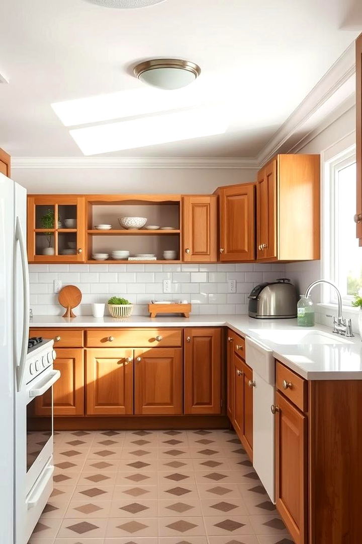 Shaker Style Cabinets - 22 Retro Kitchen Ideas