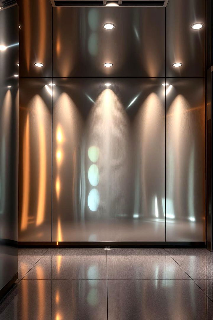 Shimmering Metallic Finishes - 22 Wall Covering Ideas
