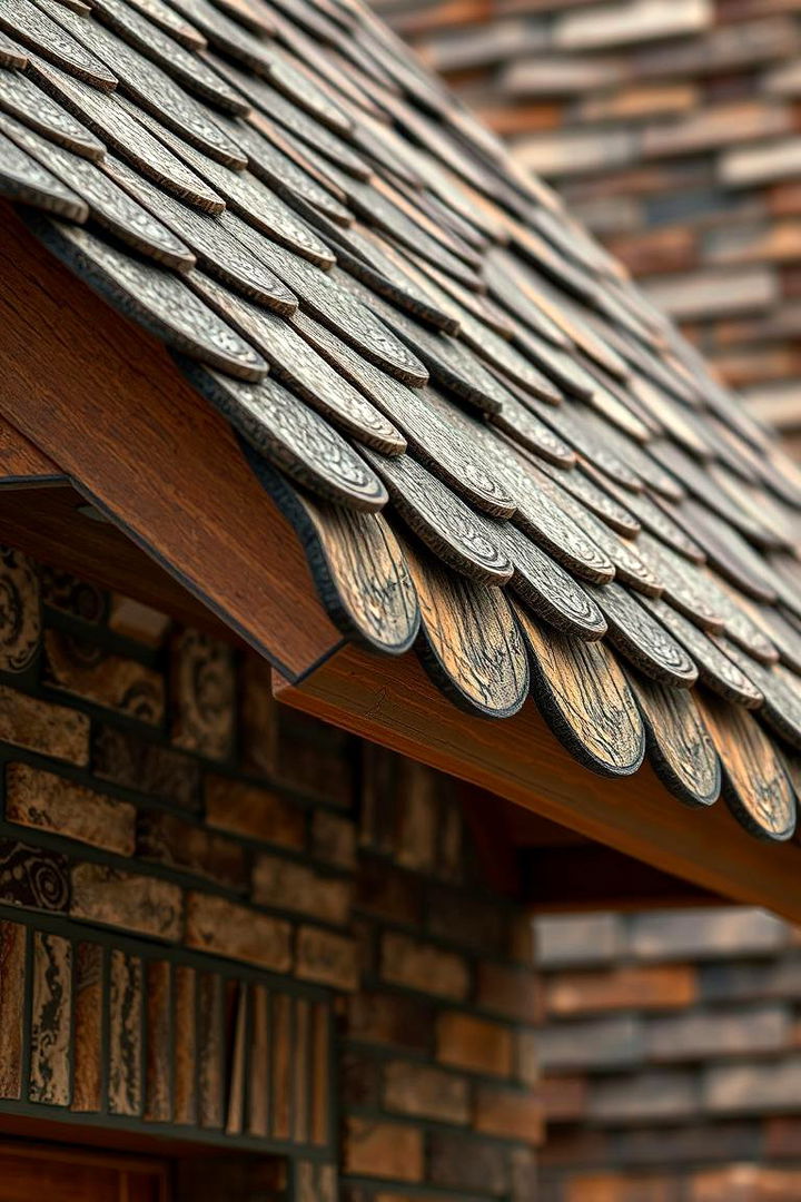 Shingle Textured Overhang - 22 Front Porch Roof Ideas