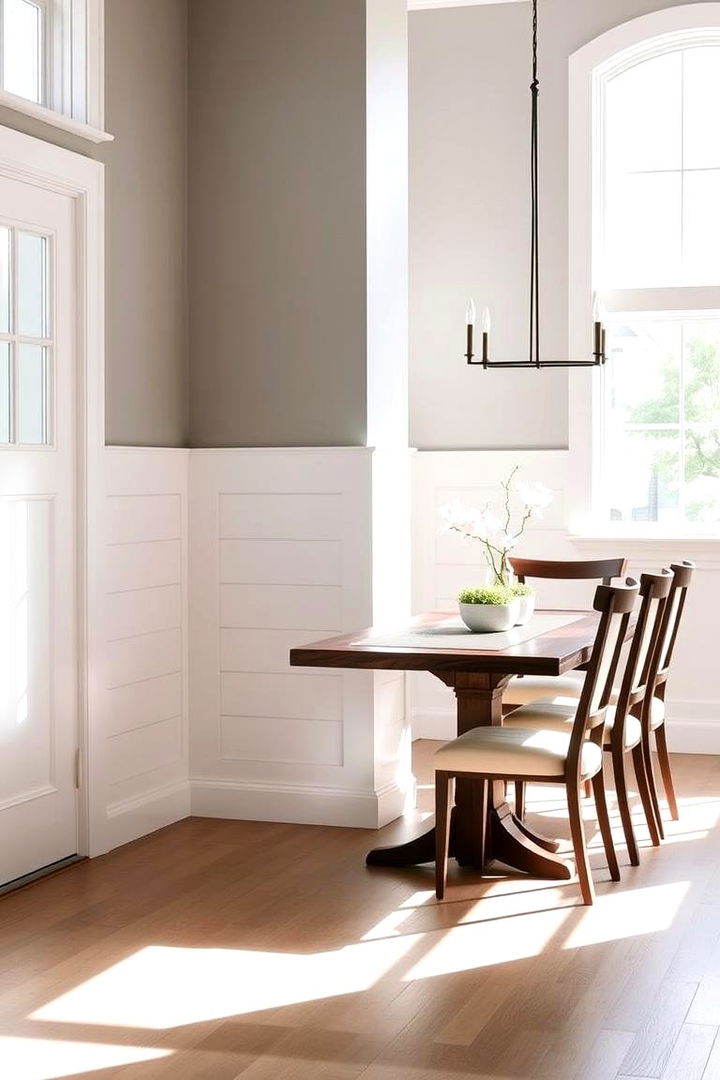 Shiplap Elegance - 22 Dining Room Wainscoting Ideas