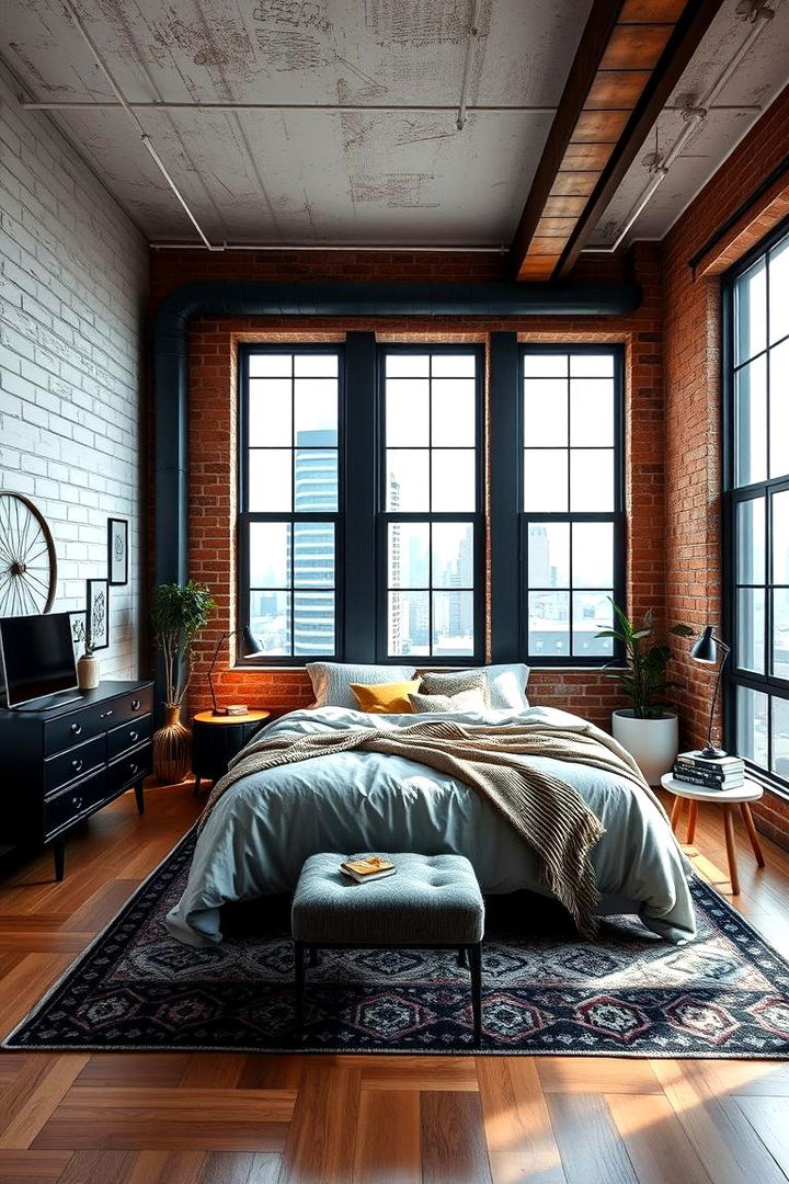 Shiplap for an Urban Loft Bedroom - 22 Shiplap Bedroom Ideas