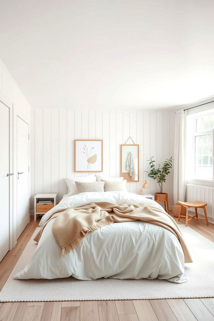 Shiplap in Scandinavian Style Bedrooms - 22 Shiplap Bedroom Ideas