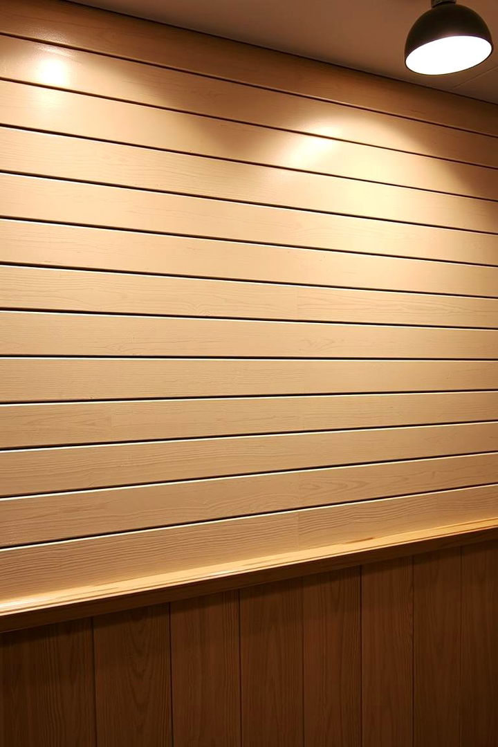 Shiplap with Metallic Accents - 22 shiplap accent wall ideas