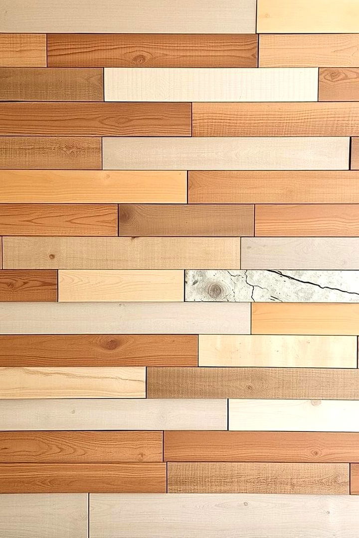 Shiplap with Mixed Textures - 22 shiplap accent wall ideas