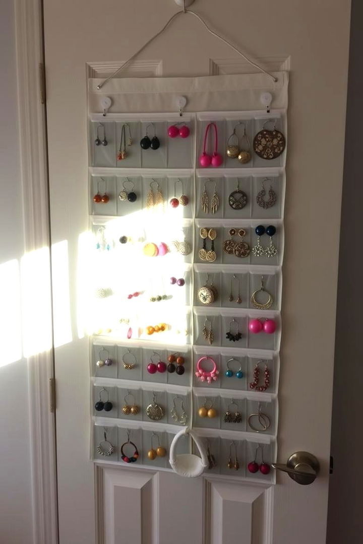 Shoe Organizer Repurposing - 22 Earring Storage Ideas