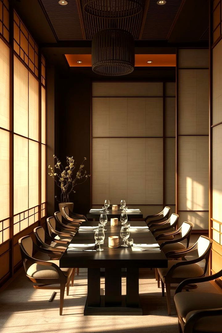 Shoji Screen Elegance - 22 Japanese Dining Room Ideas