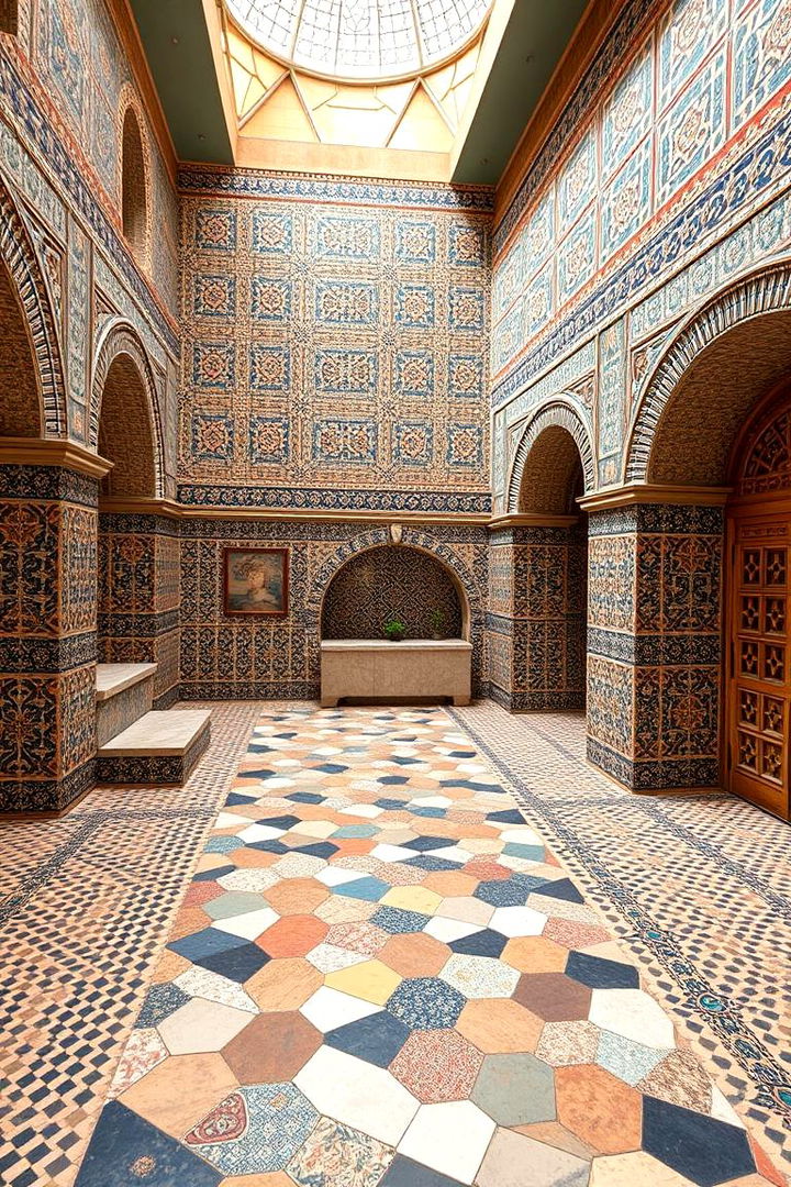 Showcasing Artistic Tile Patterns - 22 Spanish Modern Interior Design Ideas