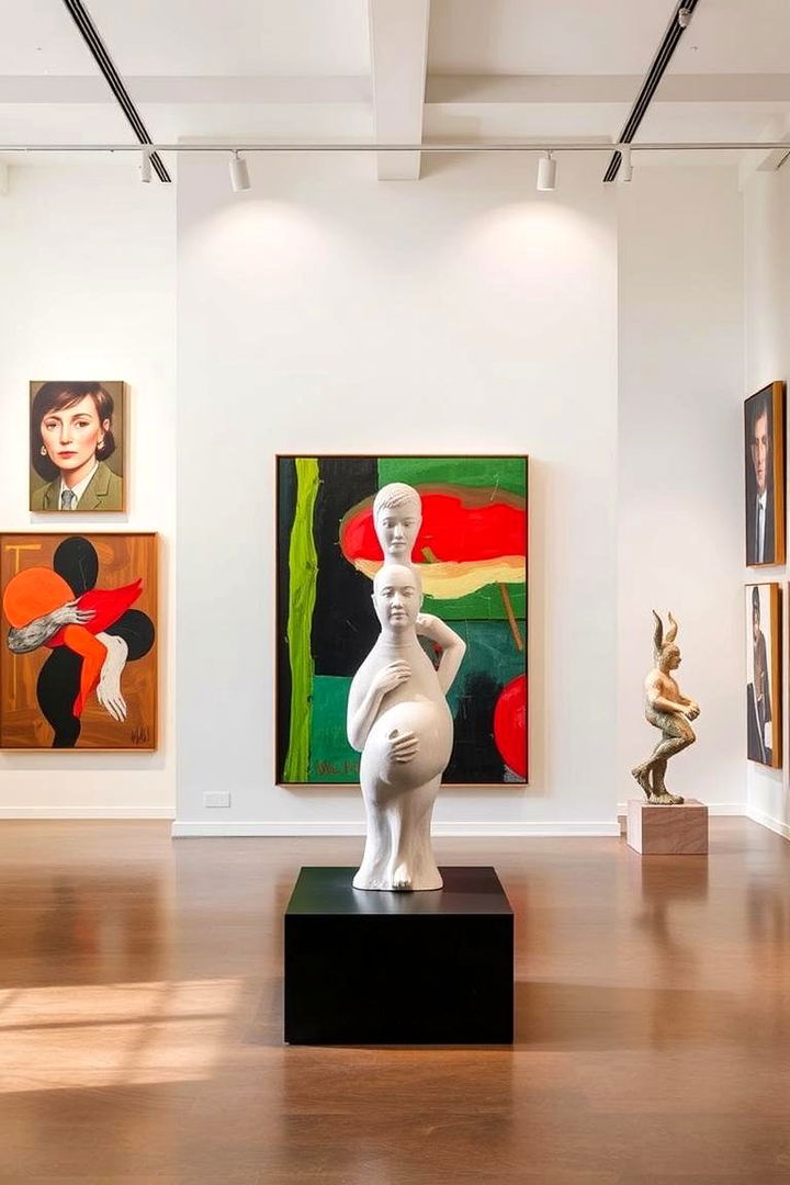 Showcasing Contemporary Art Displays - 22 Spanish Modern Interior Design Ideas