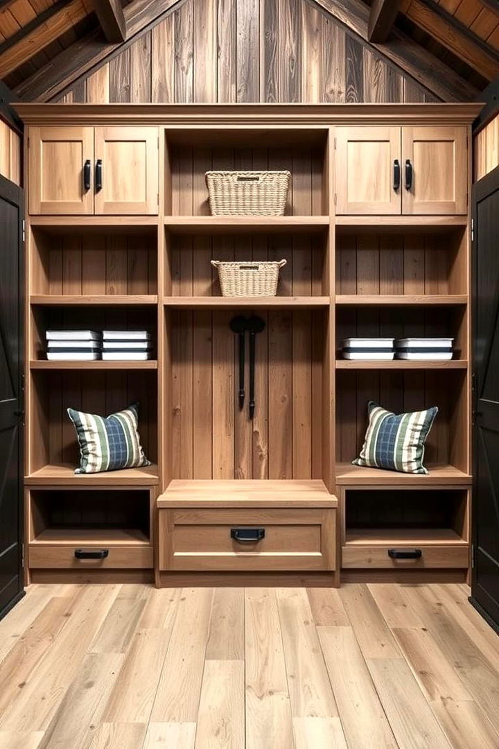 Showcasing Custom Built Ins - 22 Pole Barn Interior Ideas