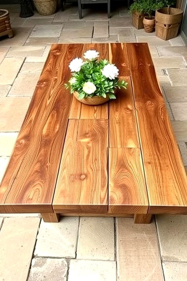 Showcasing Reclaimed Wooden Tables - 22 Rustic Patio Ideas