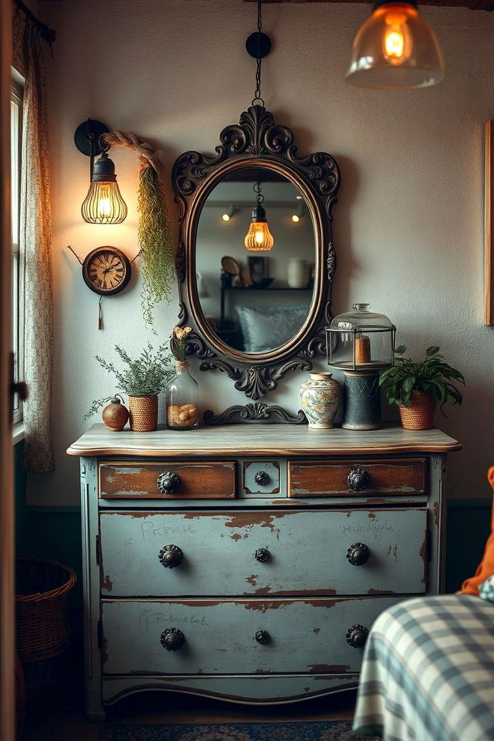 Showcasing Vintage and Antique Boho Elements - 22 Small Boho Bedroom Ideas