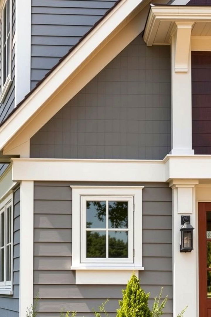 Siding with Accent Details - 22 Exterior House Siding Ideas
