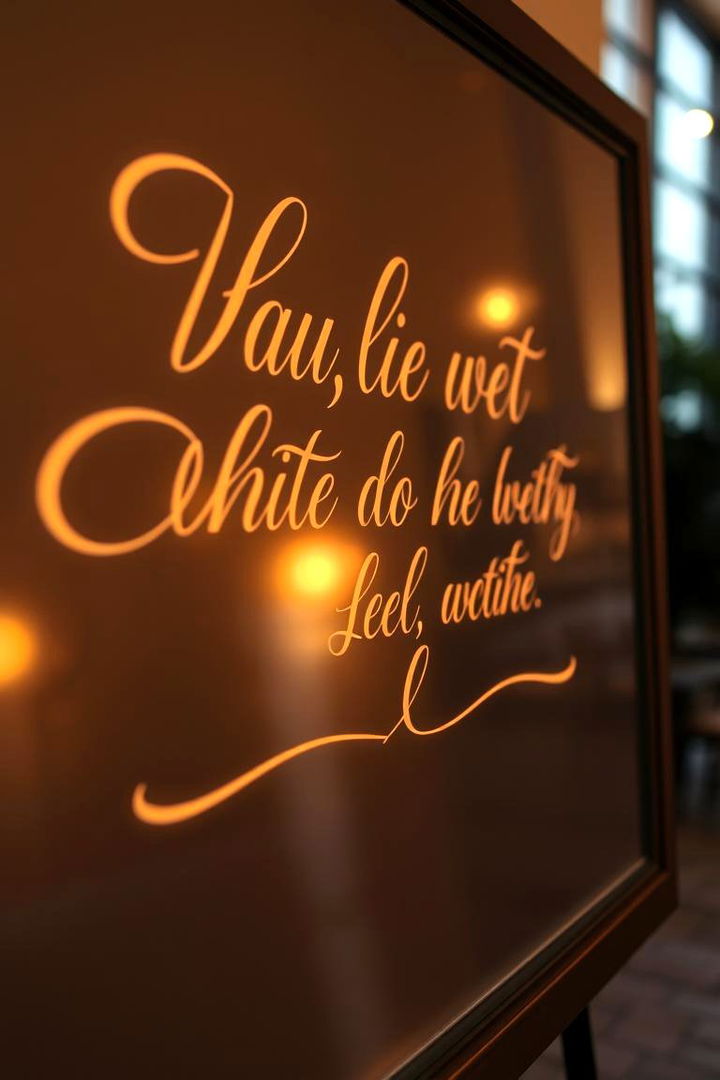 Signature Script Quote Expression - 22 Man Cave Sign Ideas