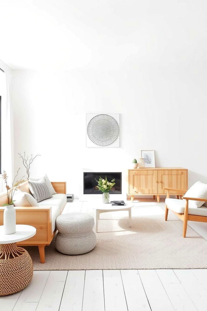 Silver Infused Scandinavian Style - 22 Silver Living Room Ideas