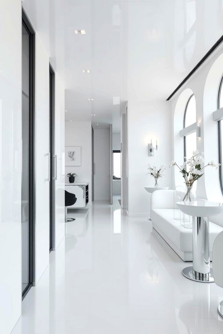 Silver and White Monochrome Magic - 22 Silver Living Room Ideas