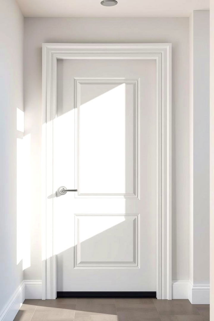 Simple Contemporary Lines - 22 Exterior Door Trim Ideas