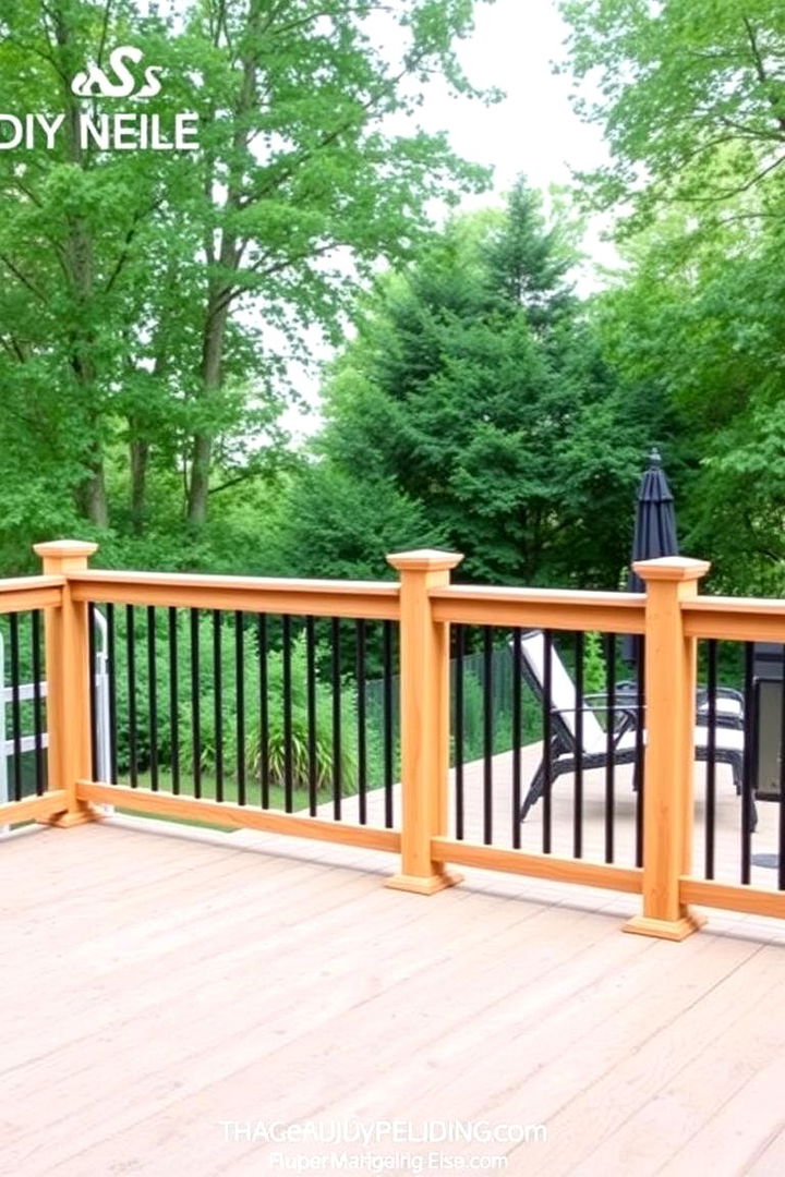 Simple DIY Railing Upgrade - 22 Backyard Deck Ideas on a Budget