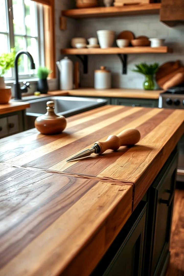 Simple Repairs for Long Term Beauty - 22 Kitchens With Butcher Block Countertops