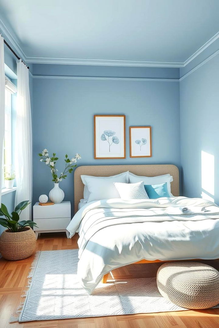 Sky Blue Serenity - 22 Pastel Bedroom Ideas