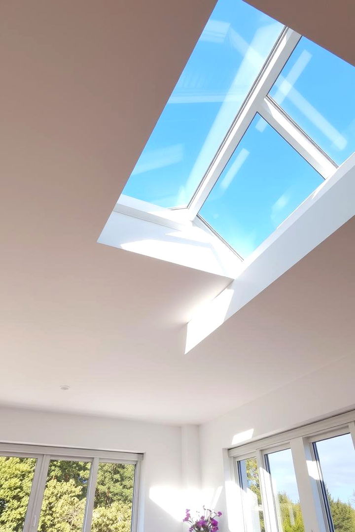 Skylight Enhancements for Natural Illumination - 22 Living Room Ceiling Ideas