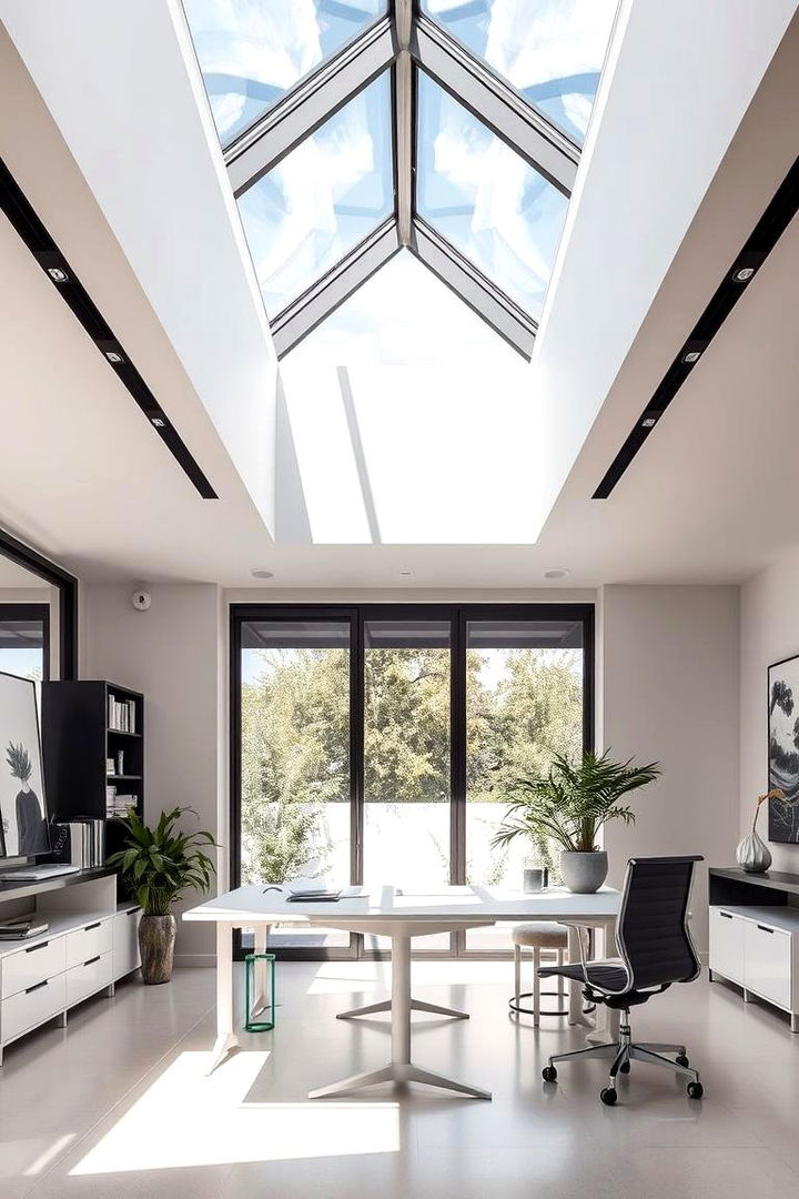 Skylight Installation Benefits - 22 Home Office Lighting Ideas