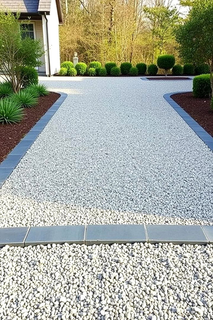 Slate Pathway Borders - 22 Gravel Driveway Edging Ideas