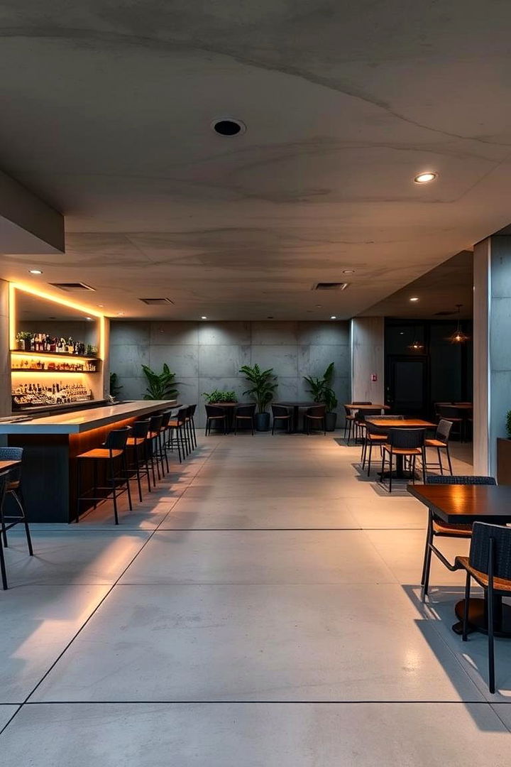 Sleek Bar Areas for Social Outdoor Living - 22 Concrete Deck Ideas