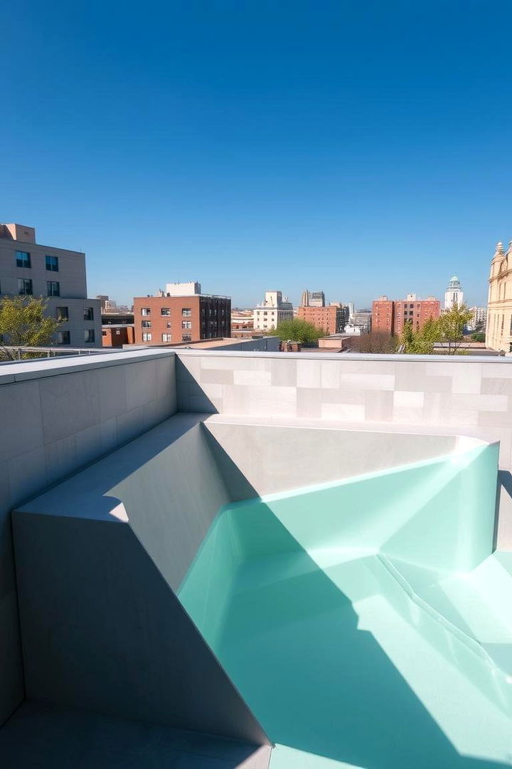 Sleek Concrete Outdoor Bathtub - 22 Outdoor Bathtub Ideas