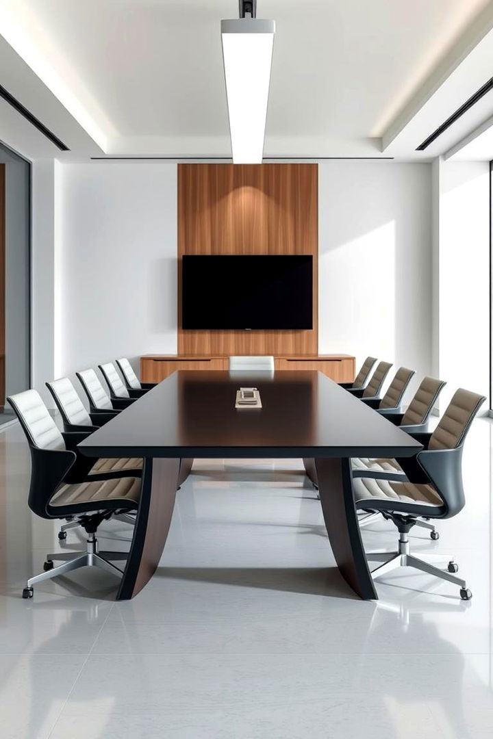 Sleek Conference Table Design - 22 Table Design Ideas