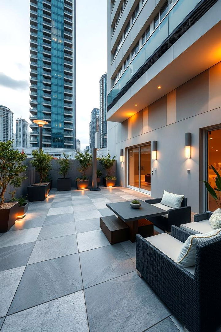 Sleek Contemporary Design - 22 townhouse patio ideas