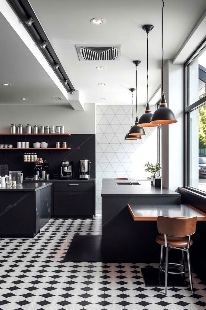 Sleek Contemporary Layout - 22 Office Coffee Station Ideas