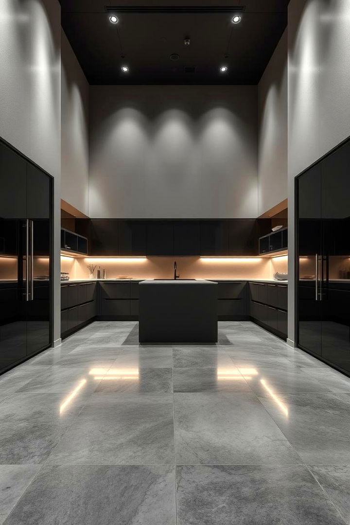 Sleek Contemporary Touch - 22 Gray Floor Bathroom Ideas