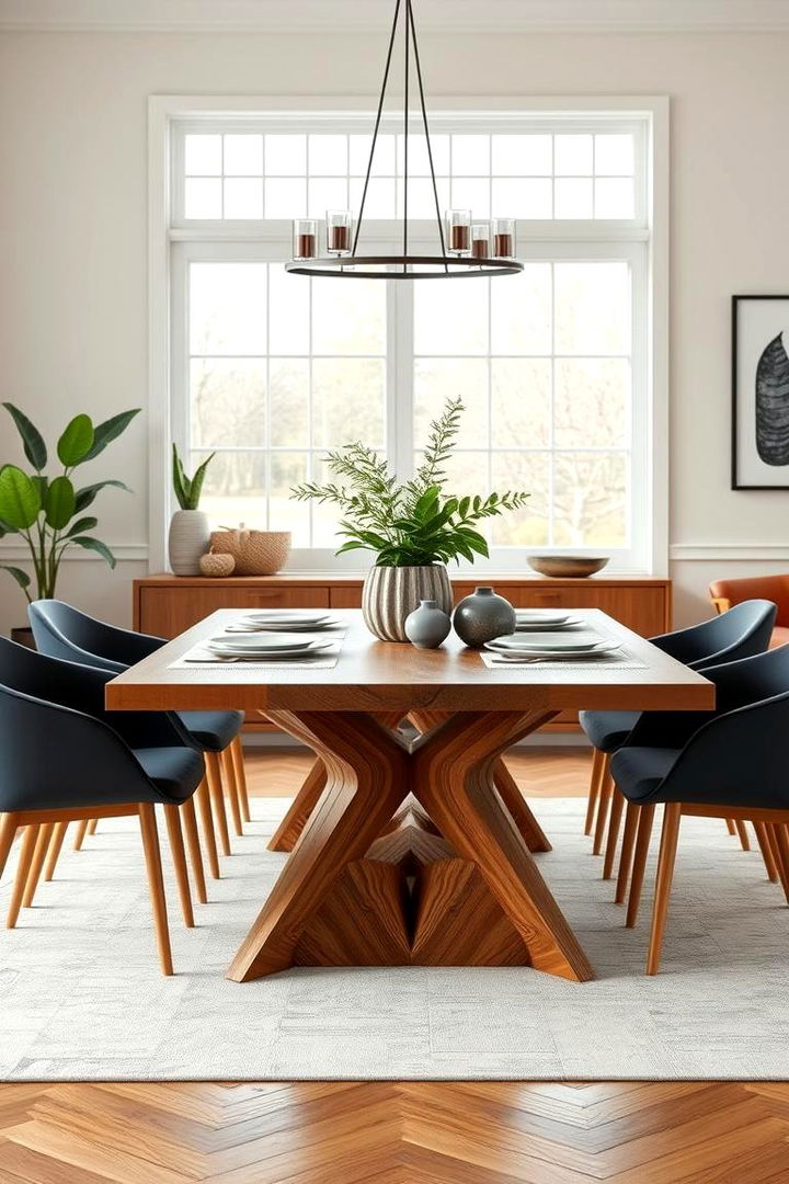 Sleek Dining Tables as Centerpieces - 22 Mid-century Modern Dining Rooms