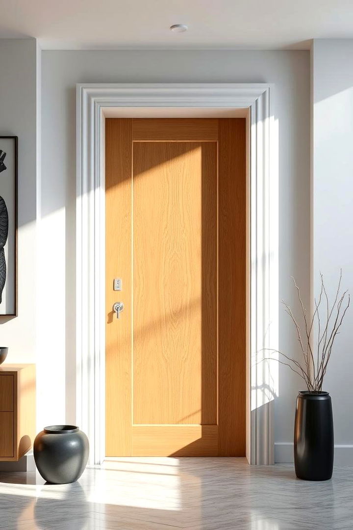 Sleek Floating Trim - 22 Door Trim Ideas