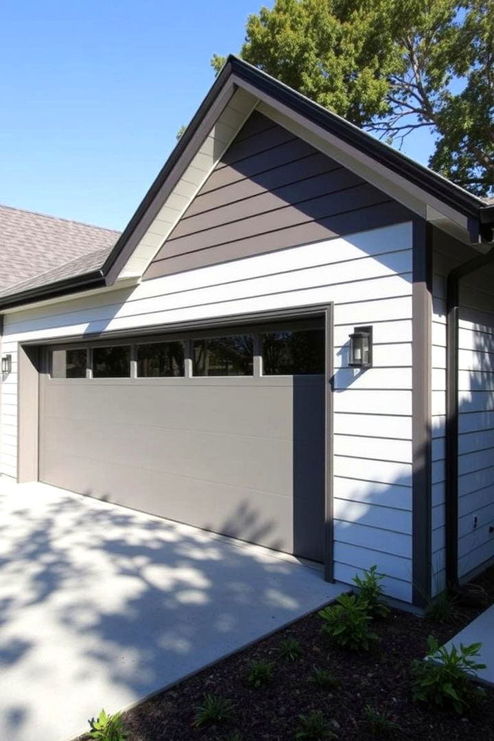 Sleek Garage Integration - 22 modern cottage house exterior ideas