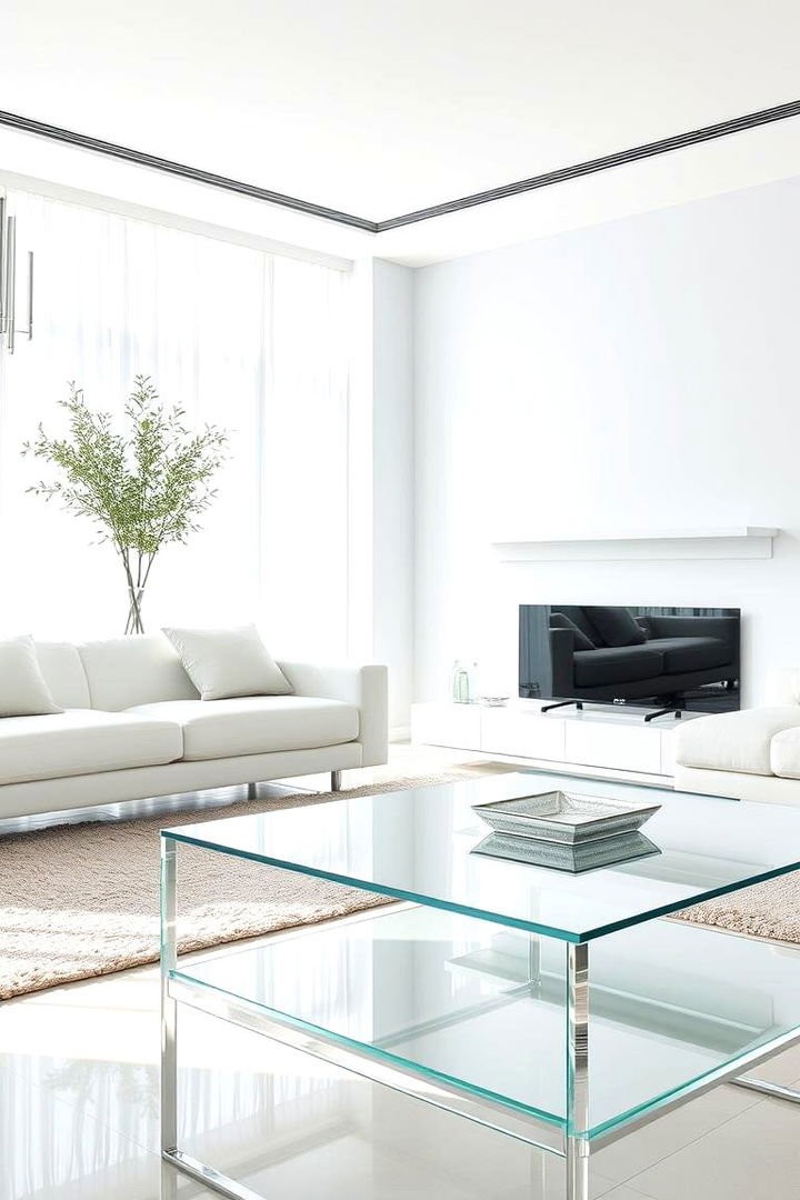 Sleek Glass Furniture - 22 Living Room Furniture Ideas