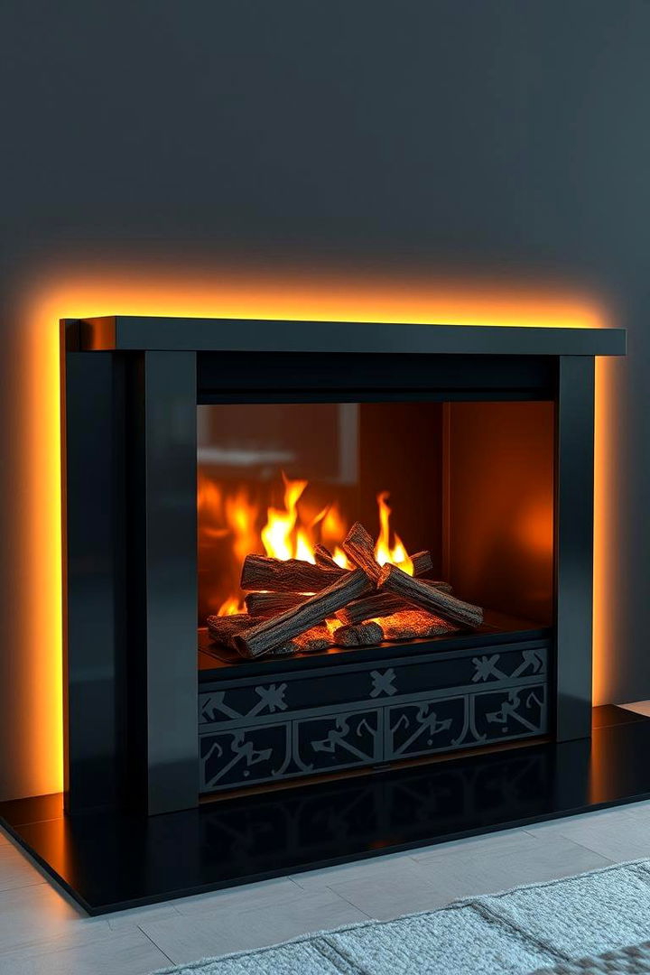 Sleek Metal Elements with Nordic Designs - 22 Scandinavian Fireplace Ideas