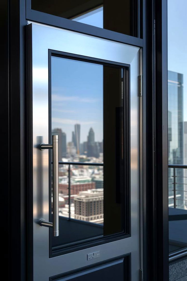 Sleek Metal Finishes - 22 Exterior Door Trim Ideas
