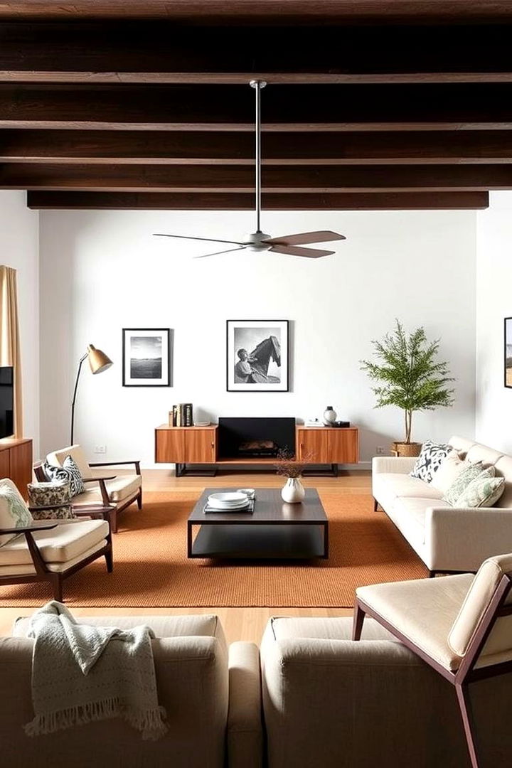 Sleek Minimalist Layouts - 22 1950s Living Room Ideas