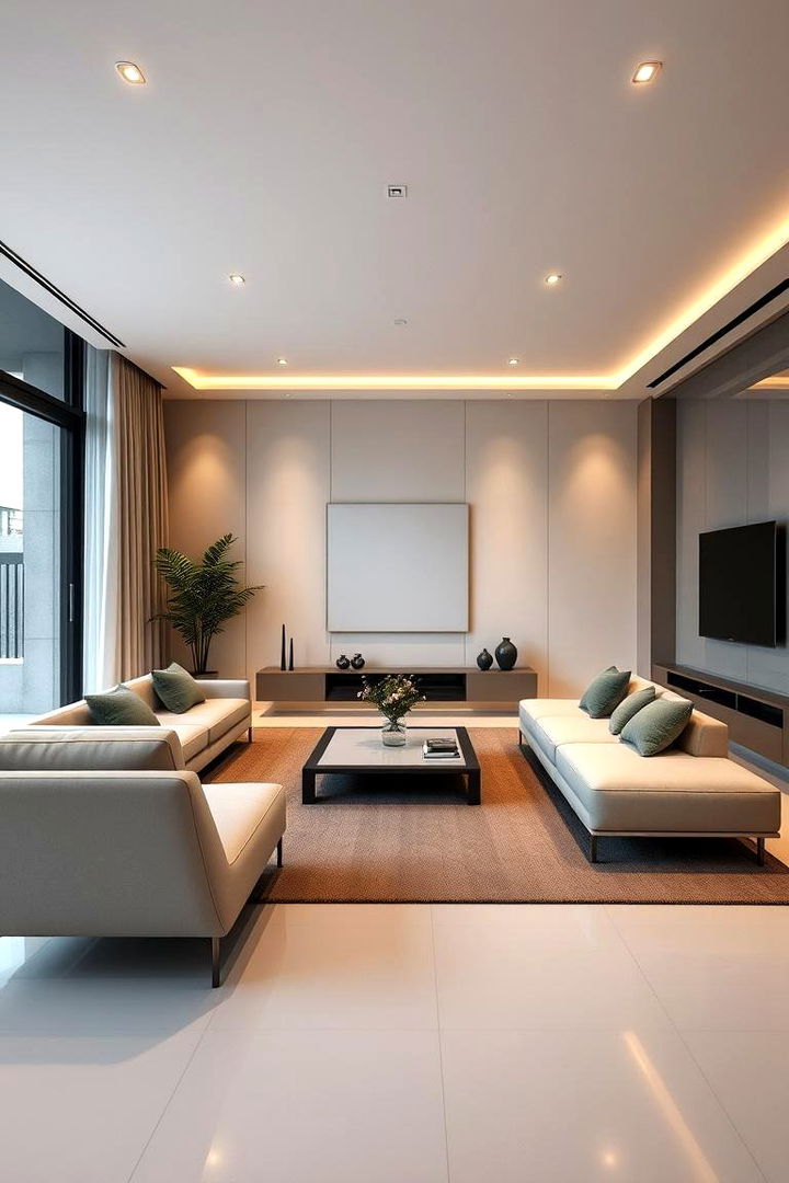 Sleek Modern Furnishings - 22 Monochromatic Living Room Ideas