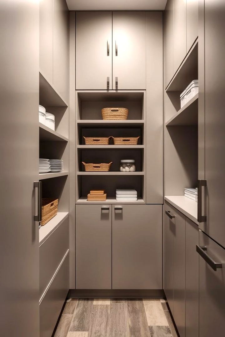 Sleek Modern Minimalism - 22 Open Pantry Ideas