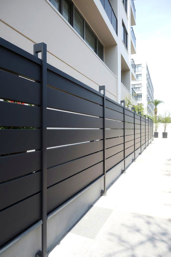 Sleek Modern Minimalist Fence - 22 Privacy Fence Ideas