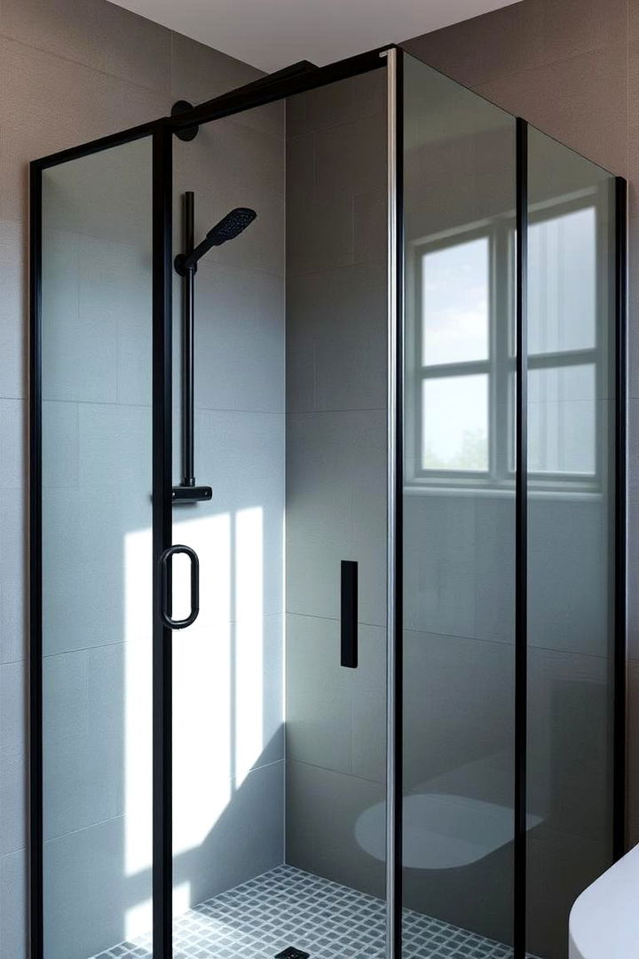 Sleek Shower Designs - 22 Black and Grey Bathroom Ideas